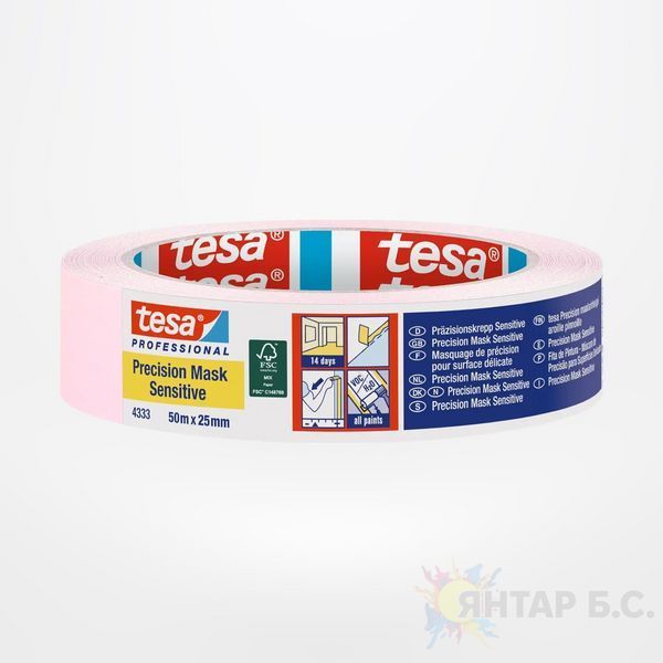 Защитная лента для окрашивания Tesa Precision Mask Sensitive  04333-00024-03 фото