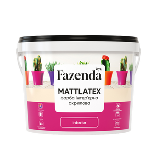 Краска интерьерная водно-дисперсионная Mattlatex FAZENDA 4823093907515 фото