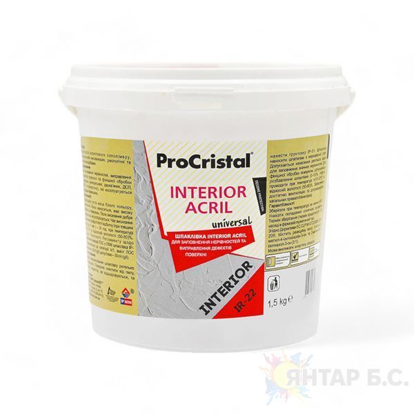 Шпаклевка ProCristal Interior Acryl IР-22 i00200304 фото