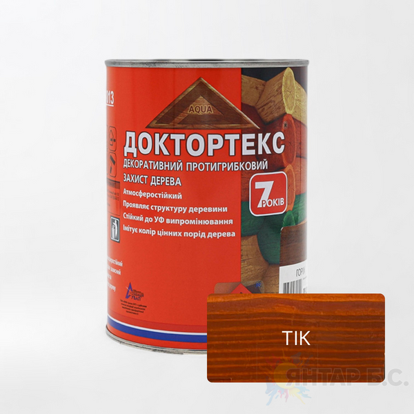 Ґрунт-лак (Морилка) декоративний противогрибковий Ircom ДокторТекс IP-013 i00400069 фото