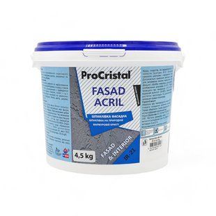 Шпаклевка фасадная ProCristal Fasad Acryl IР-21 i00200312 фото