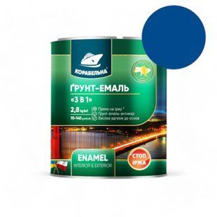 Грунт-эмаль антикоррозийная 3в1 КОРАБЕЛЬНАЯ 4823093906563 фото